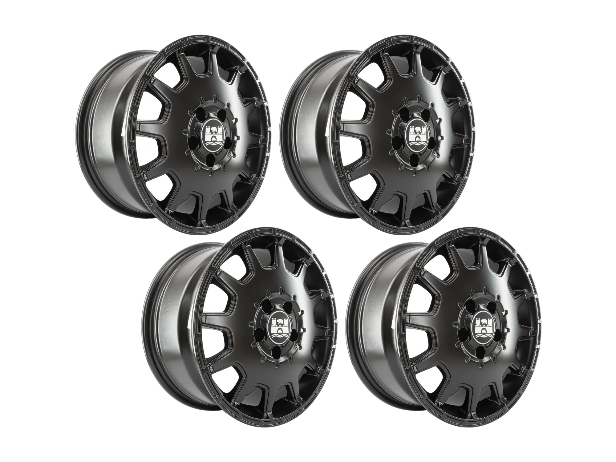 15" Rally Style Alloy Wheel & Hardware Set (2WD/4WD) [Bus/Vanagon]