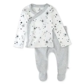 2-Piece Take-Me-Home Side-Snap Top and Pant Set