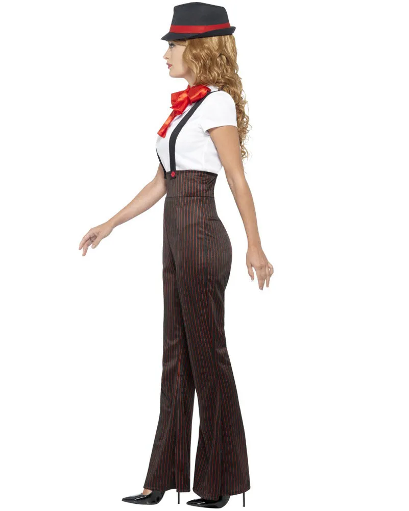 20s Glam Gangster Womens Plus Size Costume