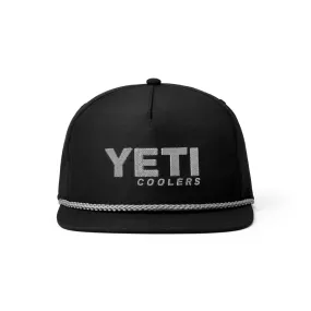 21023006109 GORRA FLAT BRIM ROPE NEGRA MARCA YETI