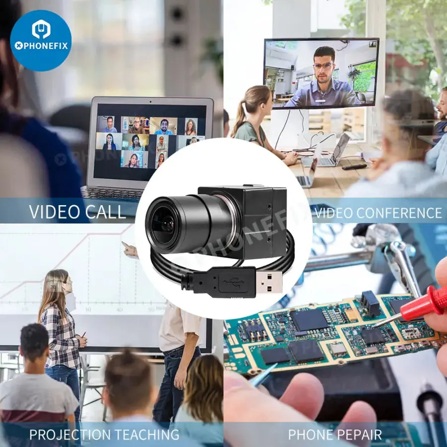 5MP UVC USB Webcam HD Industrial PC Camera