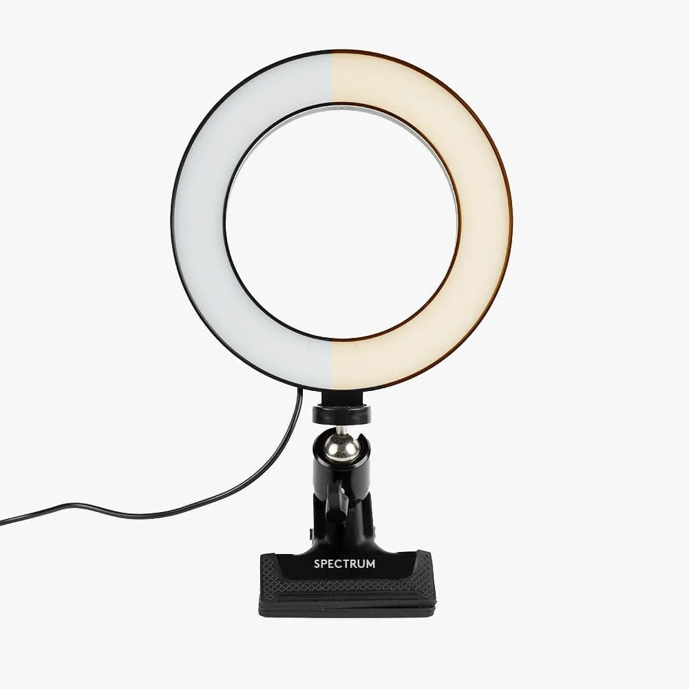 6" Ring Light Clip-On Desk LED - "Ruby"