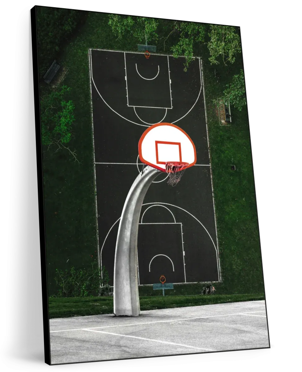 A Basketball Court Wall Art