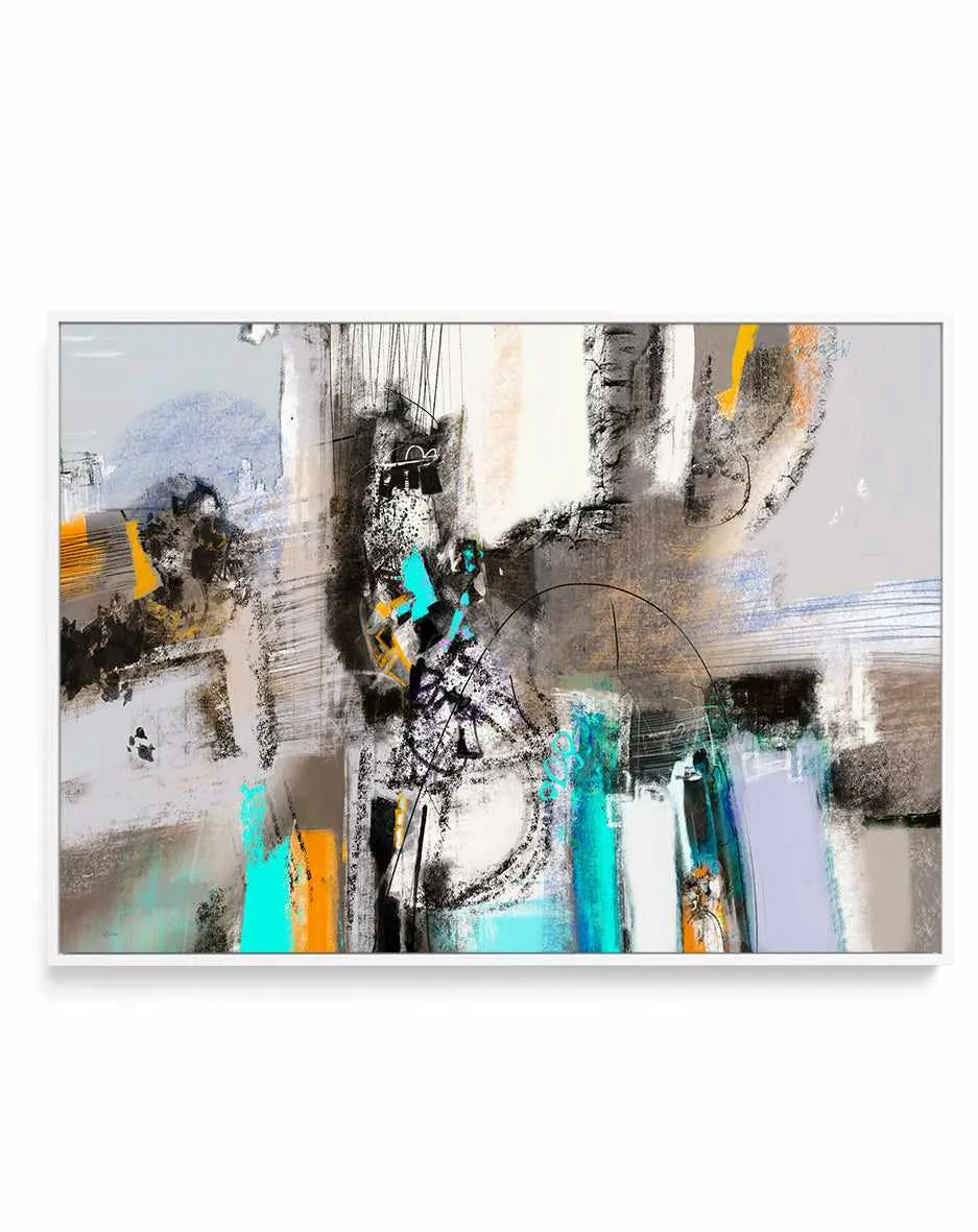 Abstract Industrial V by Maurizio Piovan | Framed Canvas Art Print