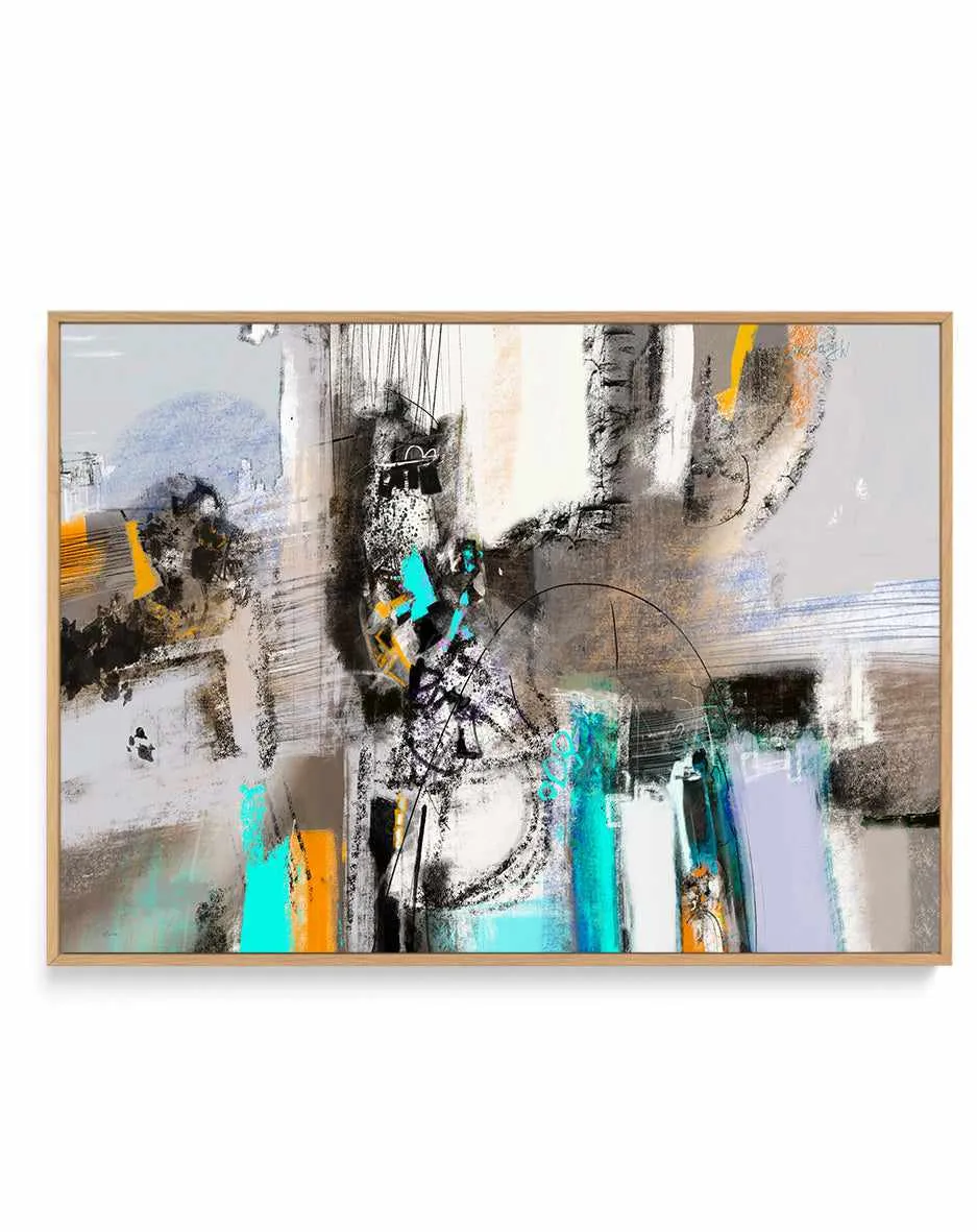 Abstract Industrial V by Maurizio Piovan | Framed Canvas Art Print