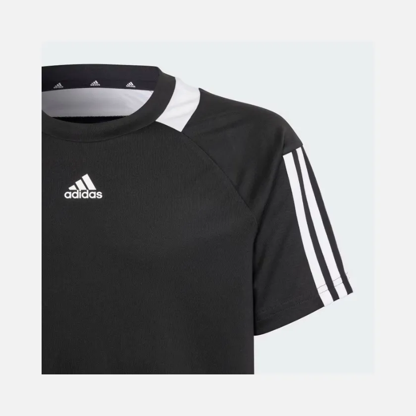 Adidas Sereno Aeroready Kids Boy Jersey (5-16 Years) -Black/White