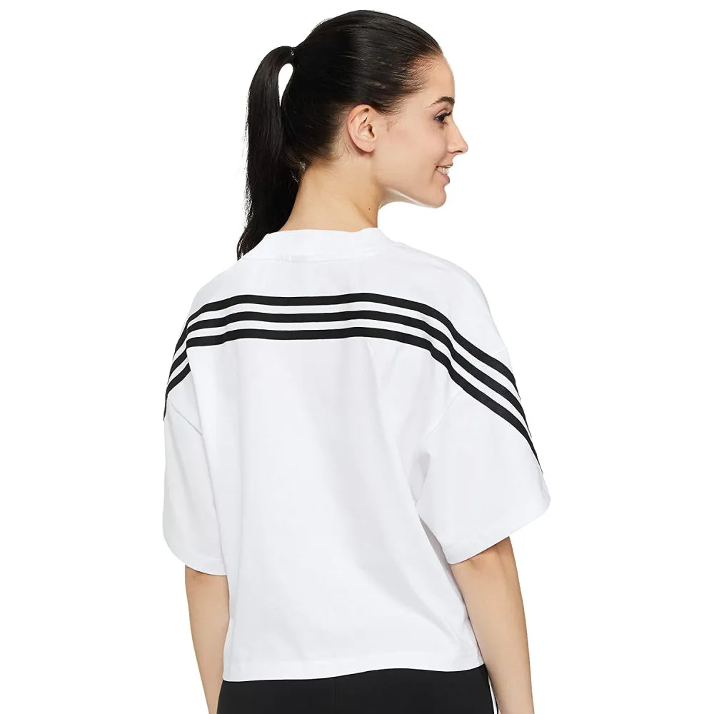 Adidas Women's FI 3 Stripes Tee (White)