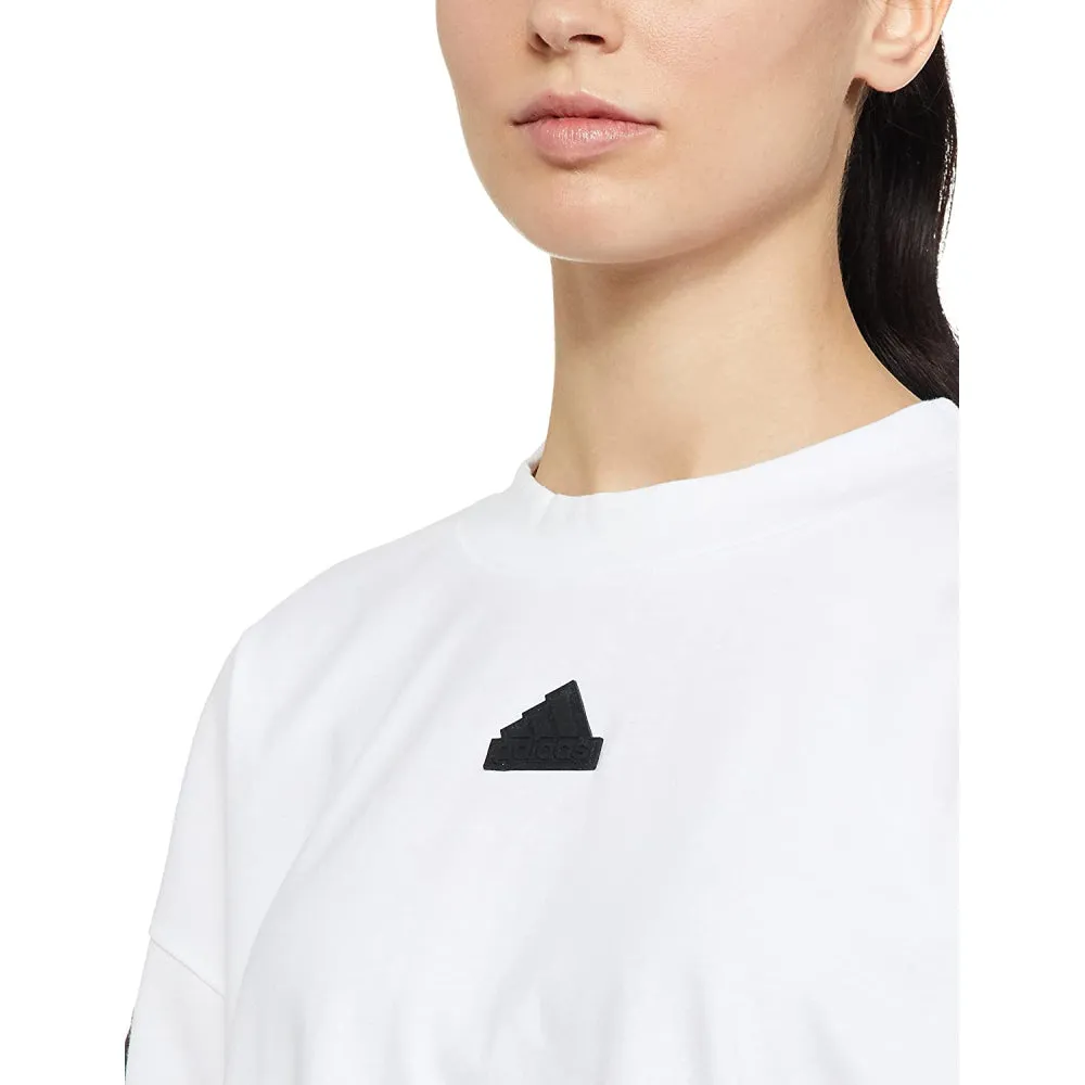 Adidas Women's FI 3 Stripes Tee (White)