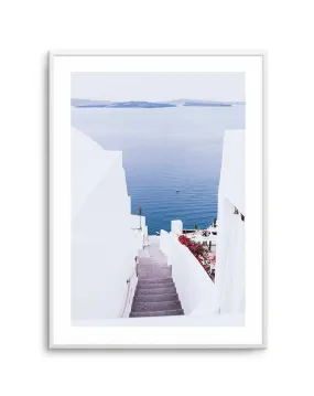 Aegean Views | Santorini Art Print