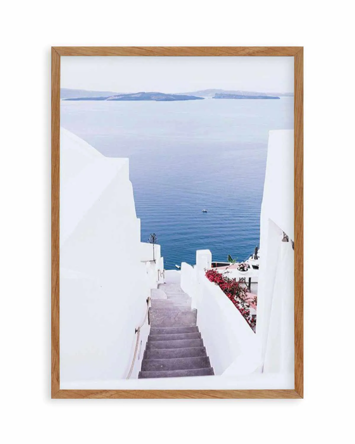 Aegean Views | Santorini Art Print