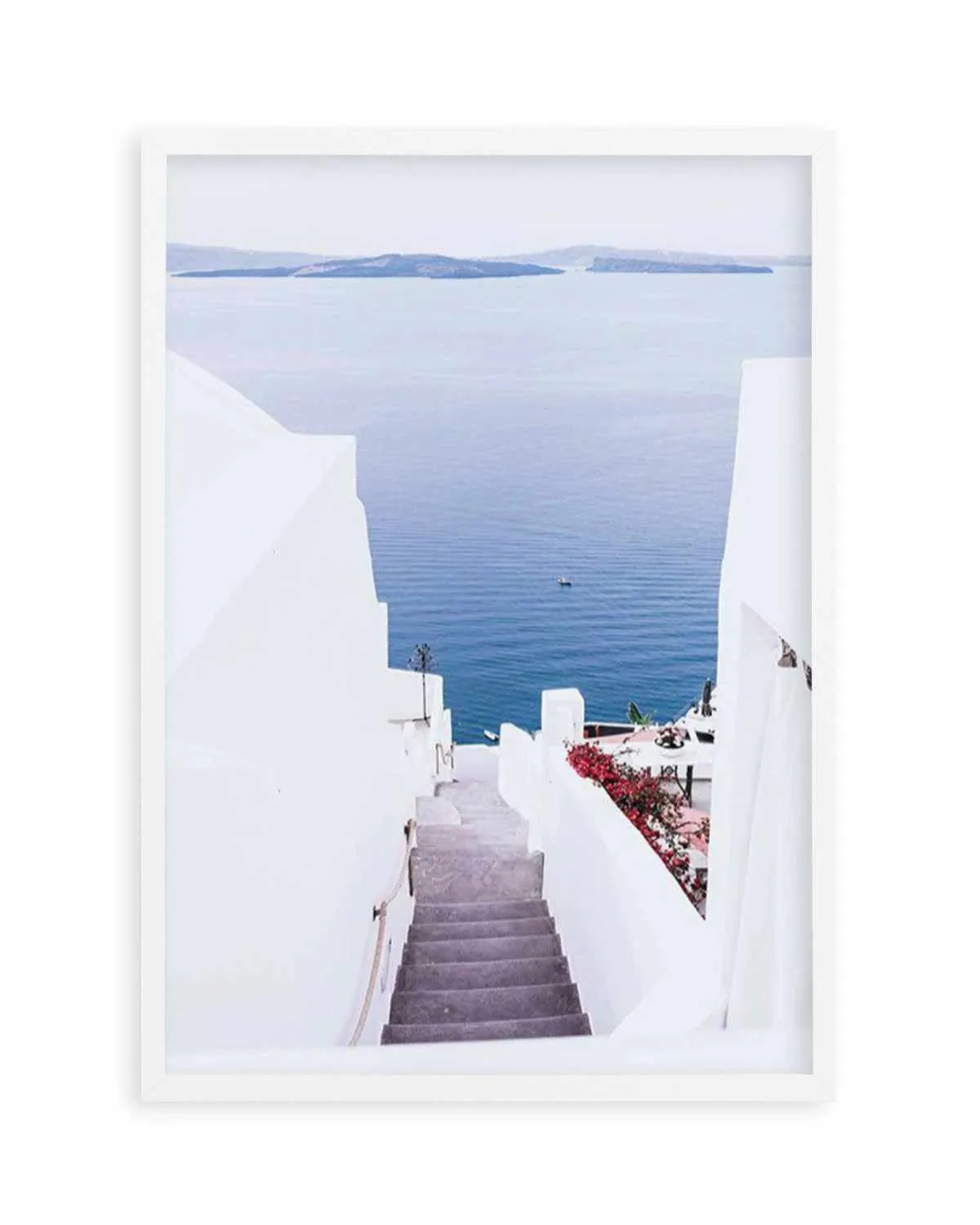 Aegean Views | Santorini Art Print