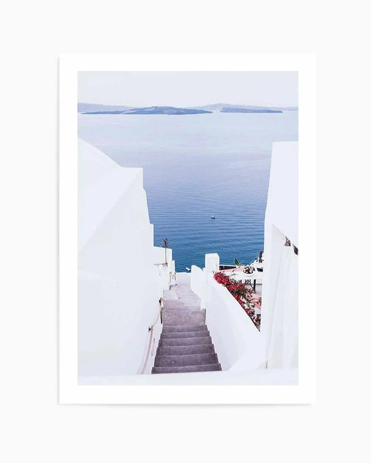 Aegean Views | Santorini Art Print