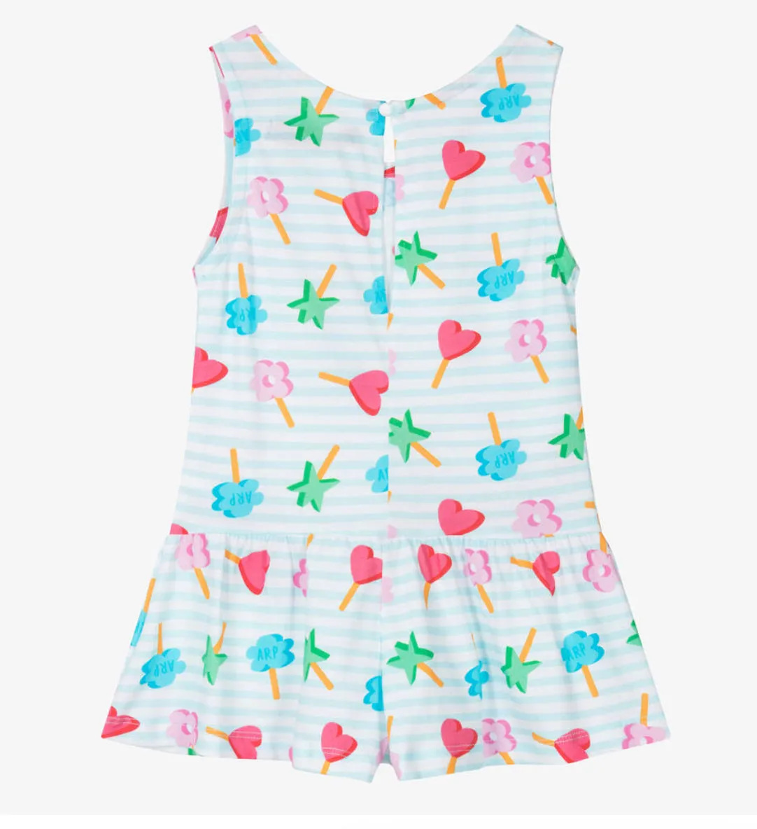 Agatha Ruiz de la Prada Girls Formentera Sky Ice Lolly Playsuit