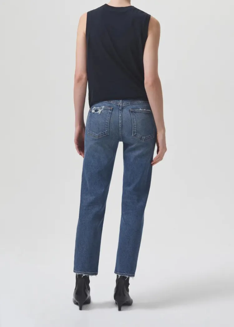 Agolde Kye Mid Rise Straight Crop-Notion