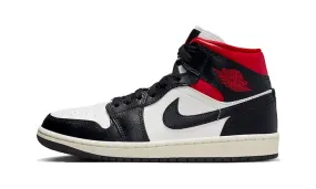 Air Jordan 1 Mid Black Gym Red