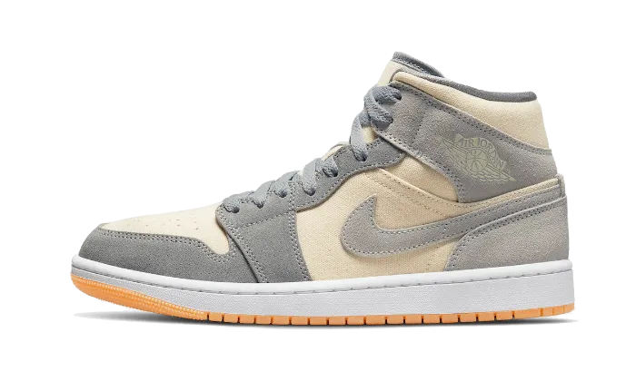 Air Jordan 1 Mid Coconut Milk Particle Grey