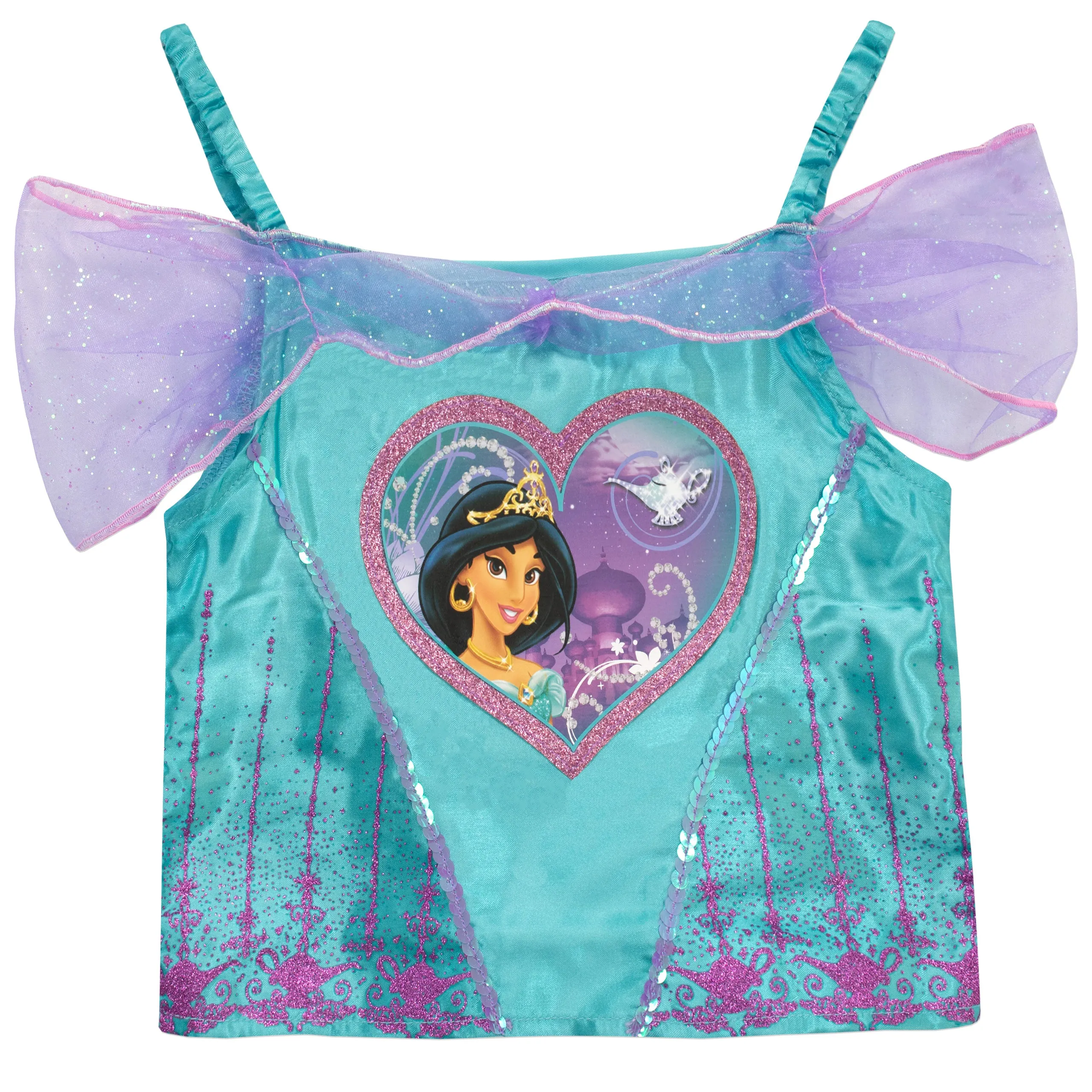 Aladdin Fancy Dress Up Costume & Bag - Jasmine