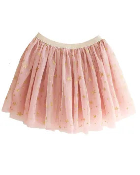 Alimrose Tutu Skirt - Blush Gold Star - One Size (3-6 )