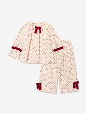 Amiki Children Girls Xenia Pyjama Set in Pink