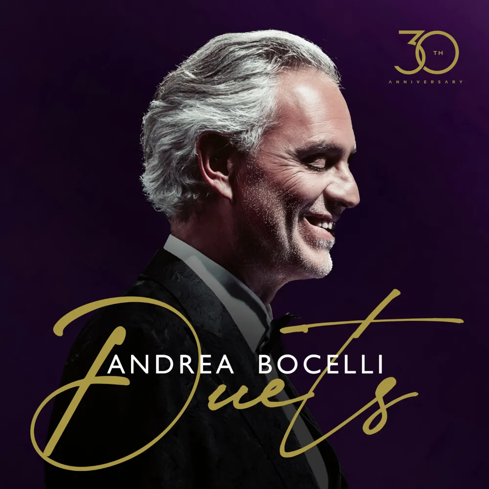 Andrea Bocelli - The Duets - 30th Anniversary - 2CD   carte dédicacée