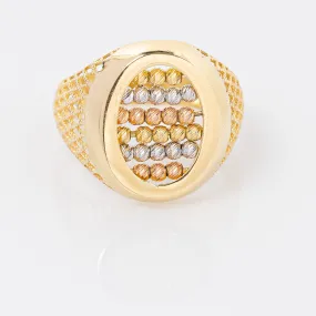 Anillo Oval Diamantado Talla 6 3/4