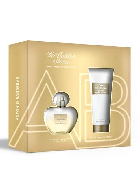 Antonio Banderas Her Golden Secret Set EDT 50 ML   Crema 75 ML (M)