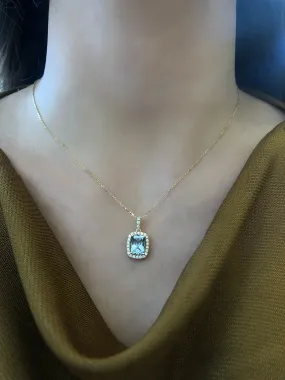 Aquamarine pendant