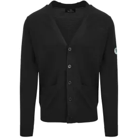 Aquascutum Black Button Up Cardigan