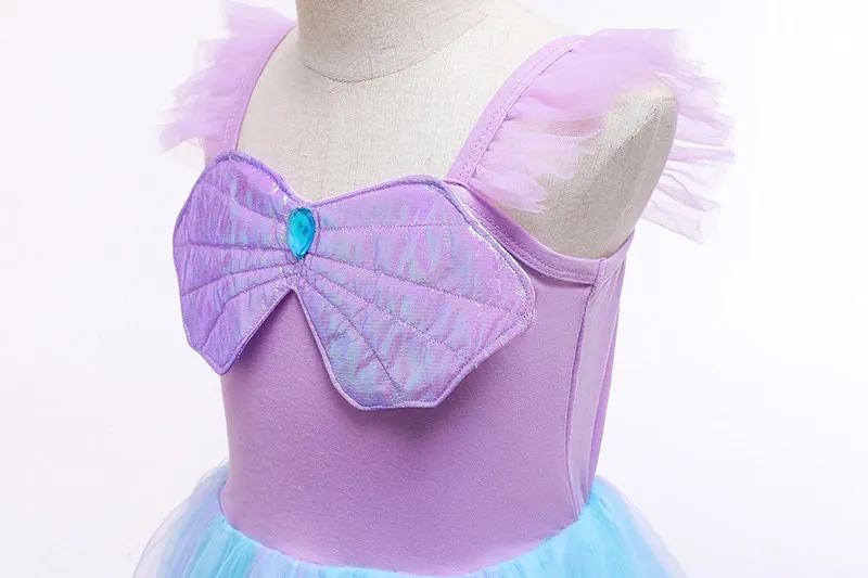 Ariel Little Mermaid Inspired Girls Dress