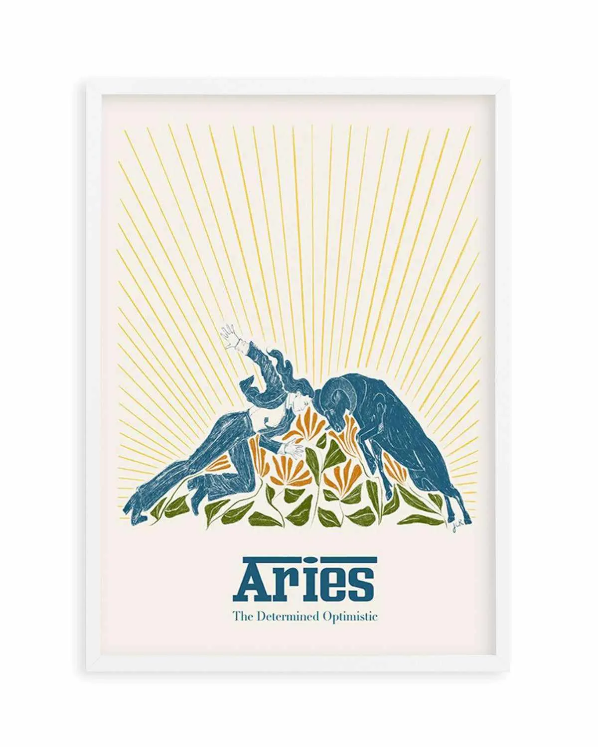 Aries By Jenny Liz Rome Art Print