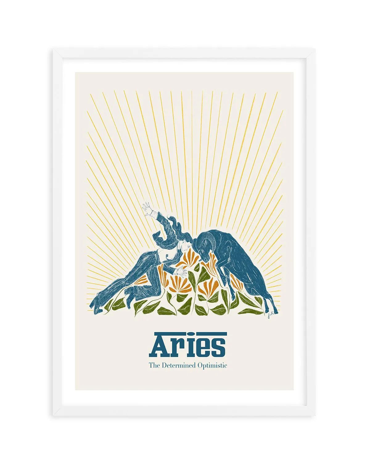 Aries By Jenny Liz Rome Art Print