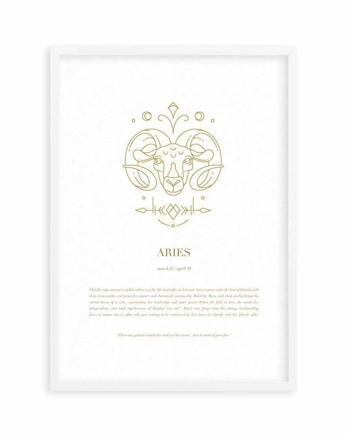 Aries | Celestial Zodiac Art Print