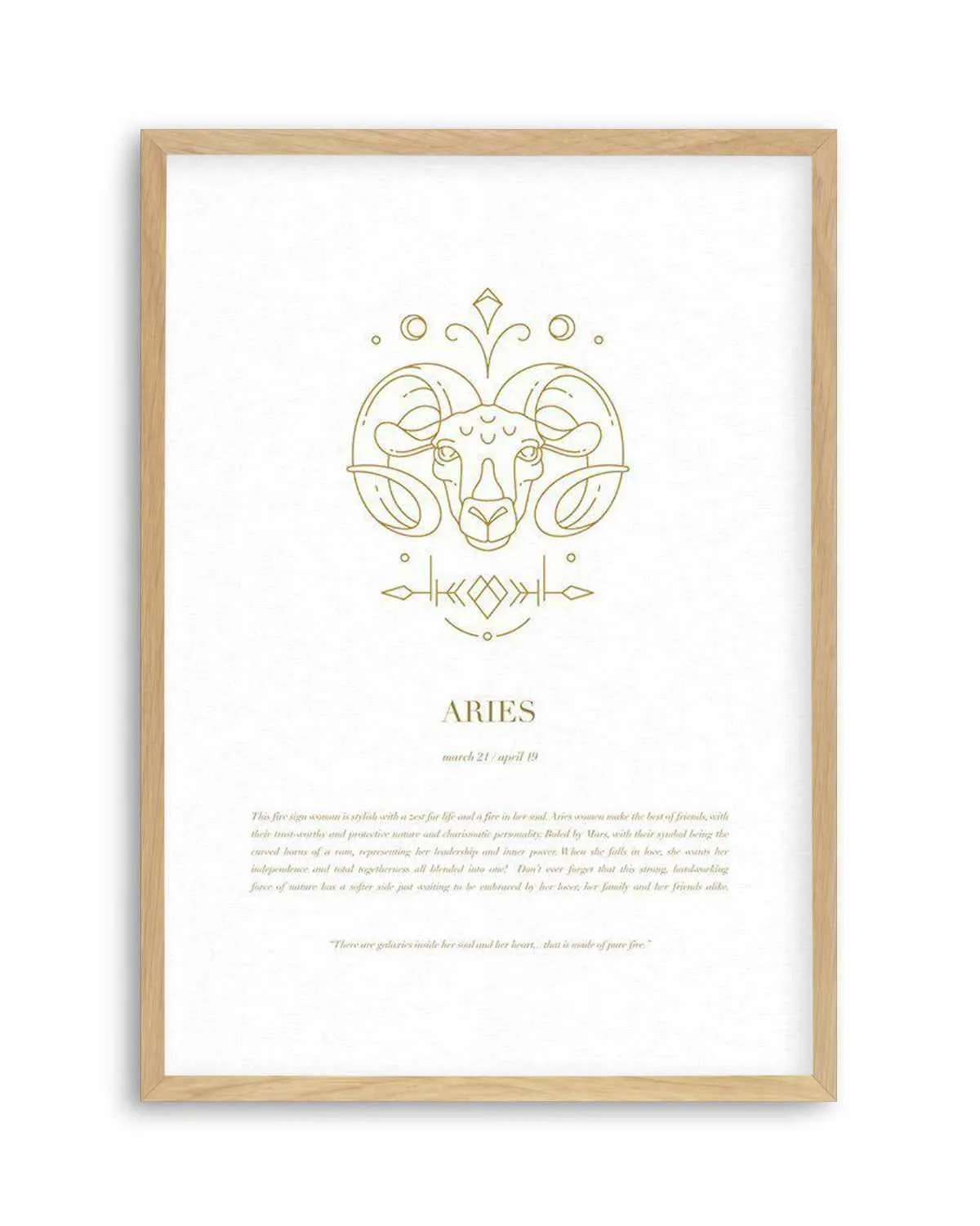 Aries | Celestial Zodiac Art Print