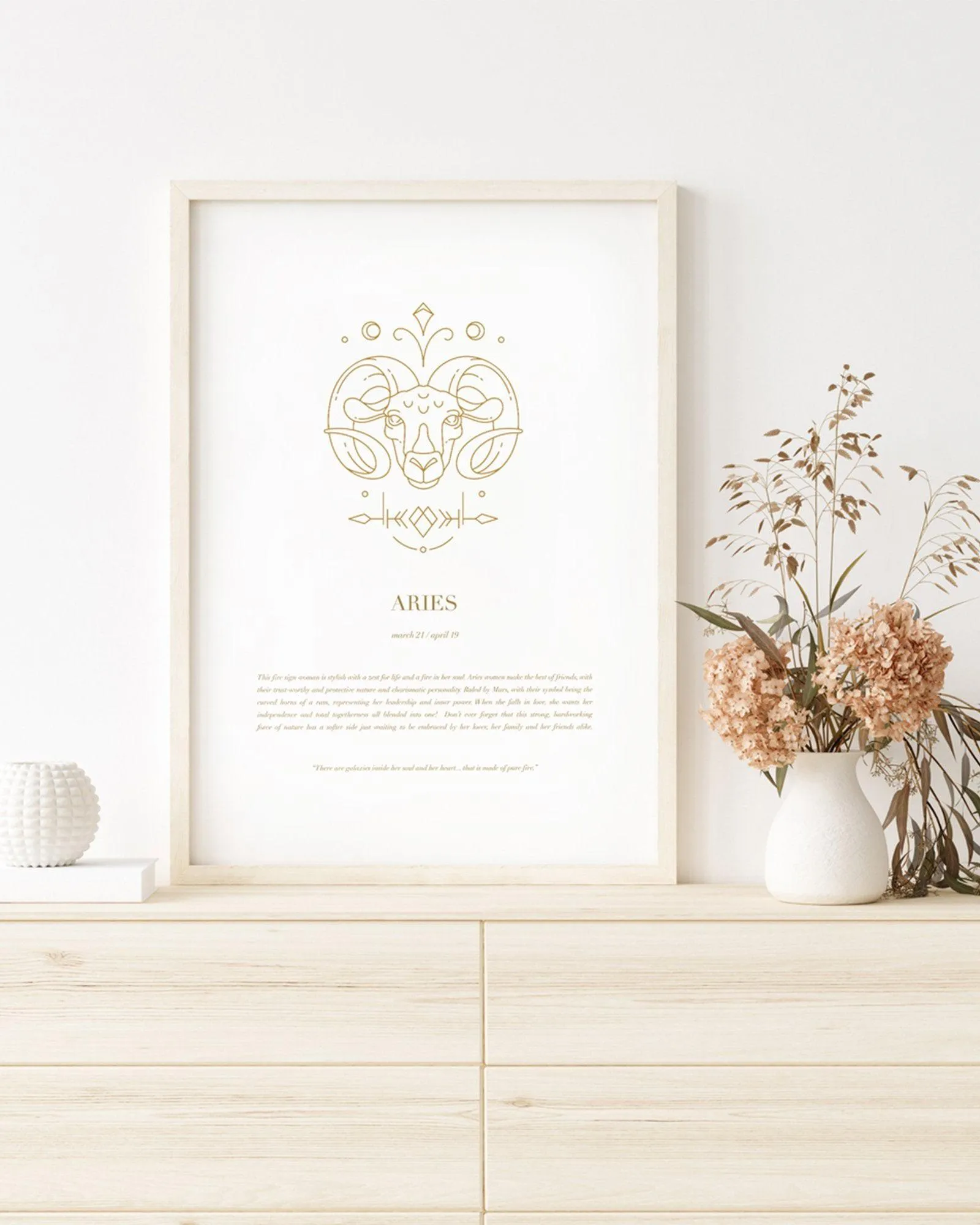 Aries | Celestial Zodiac Art Print