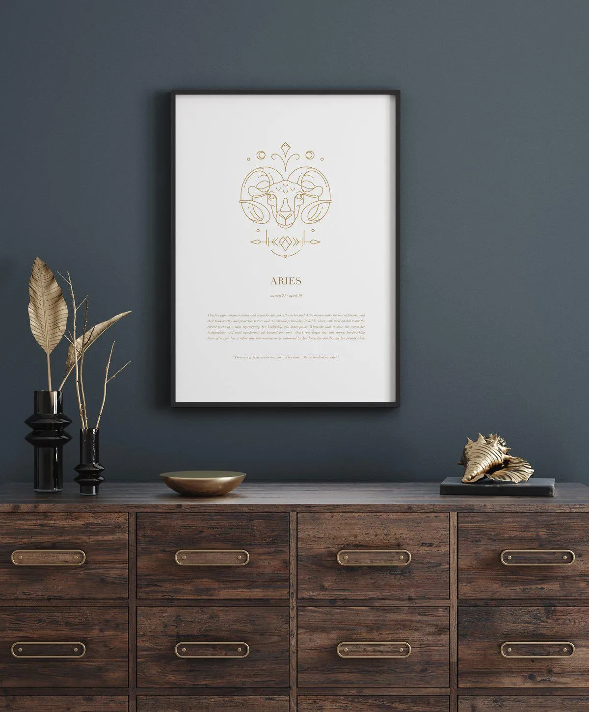 Aries | Celestial Zodiac Art Print