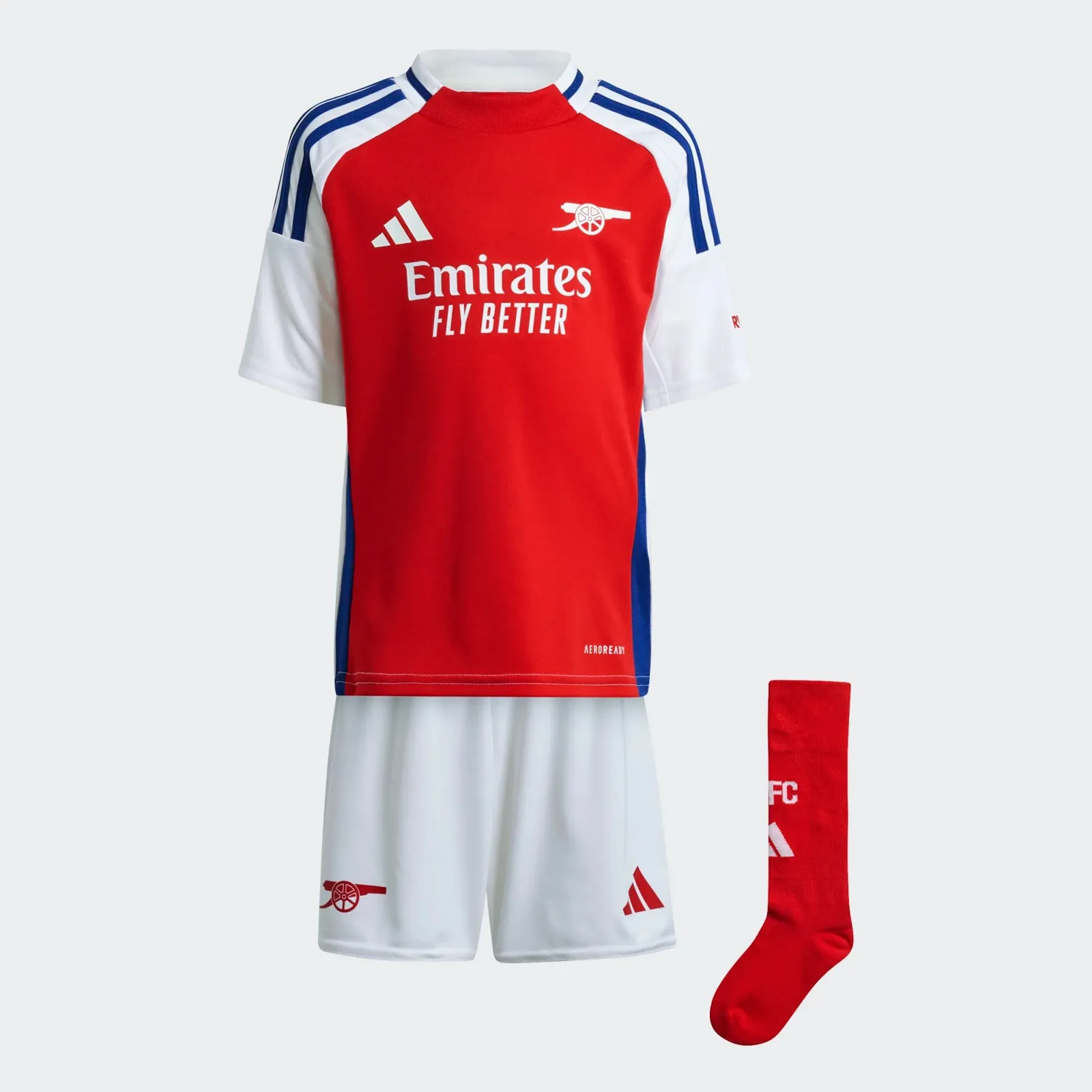 Arsenal FC 2024/25 Infant Replica Jersey Set Football (Soccer) by Adidas