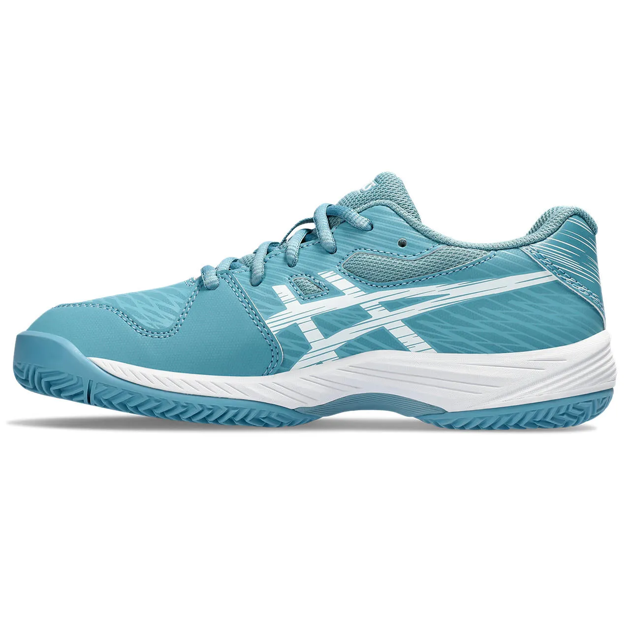 Asics Tennisschoen Gel Game 9 GS Clay/OC Junior Blauw Wit