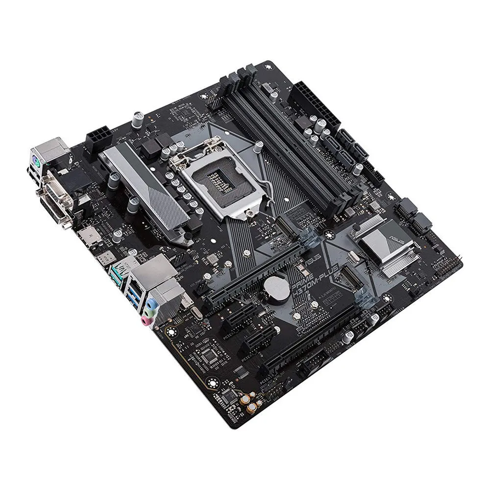 ASUS PRIME H370M-PLUS LGA 1151 (300 Series) Intel H370 USB 3.1 mATX motherboard