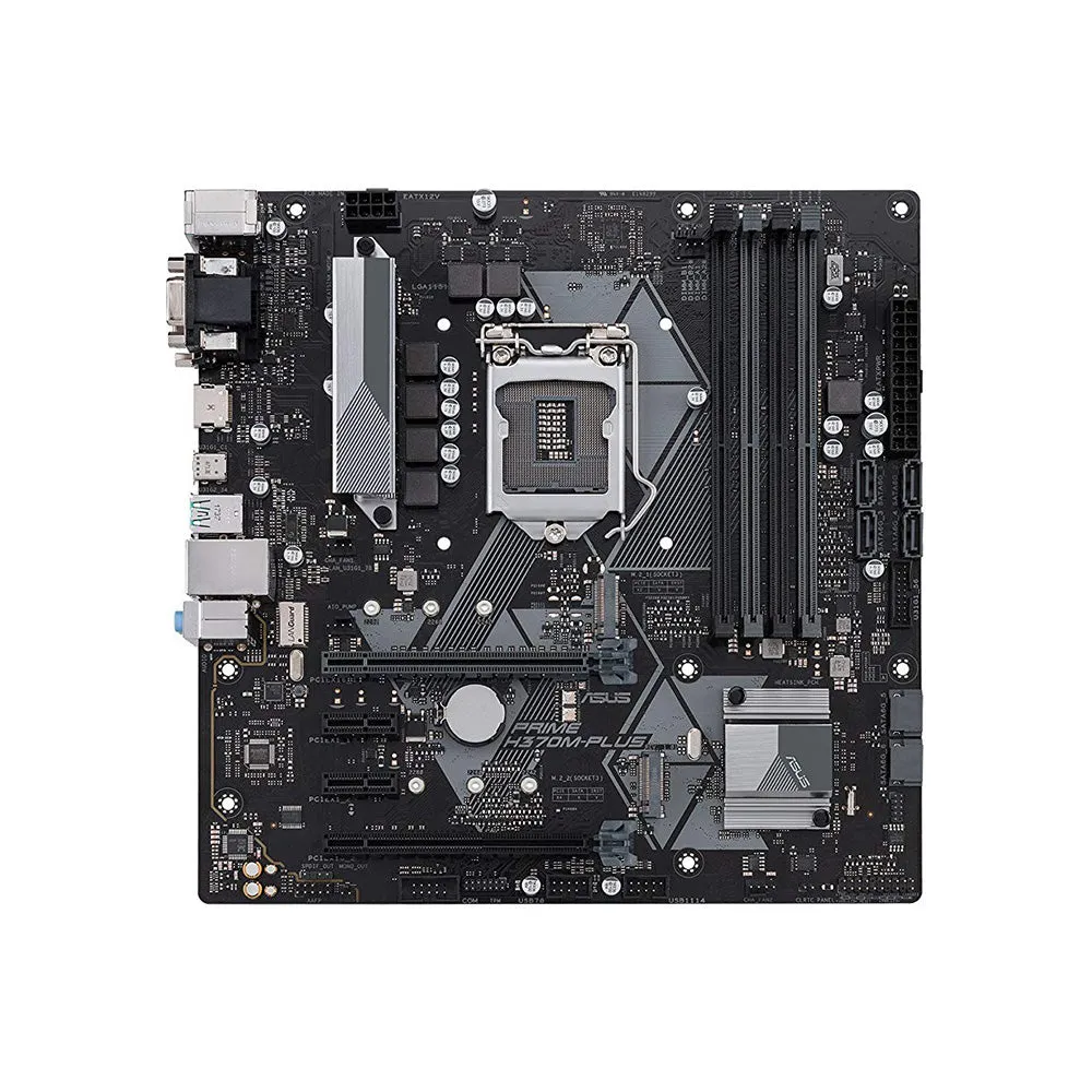 ASUS PRIME H370M-PLUS LGA 1151 (300 Series) Intel H370 USB 3.1 mATX motherboard