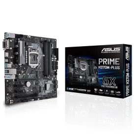 ASUS PRIME H370M-PLUS LGA 1151 (300 Series) Intel H370 USB 3.1 mATX motherboard