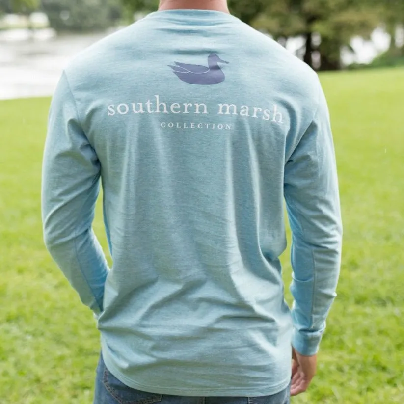 Authentic Heathered Tee - Long Sleeve