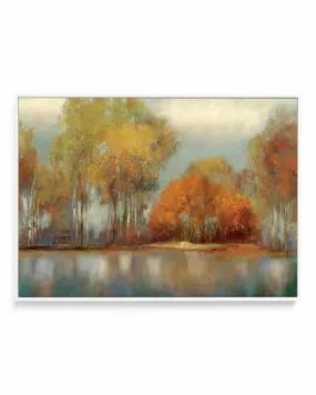 Autumn Forest | Framed Canvas Art Print