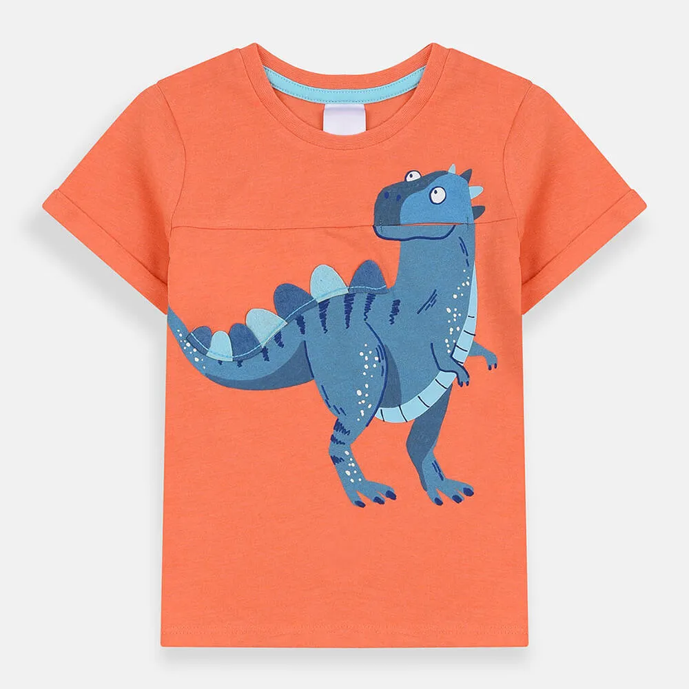 Baby Orange Dinosaur T-shirt 1191