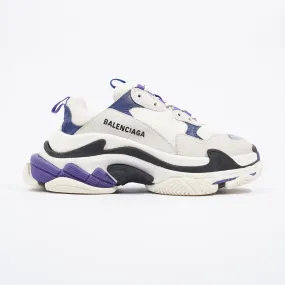 Balenciaga Triple S White / Blue / Purple EU 38 / UK 5