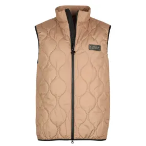 Barbour International Accelerator Race Gilet Military Brown