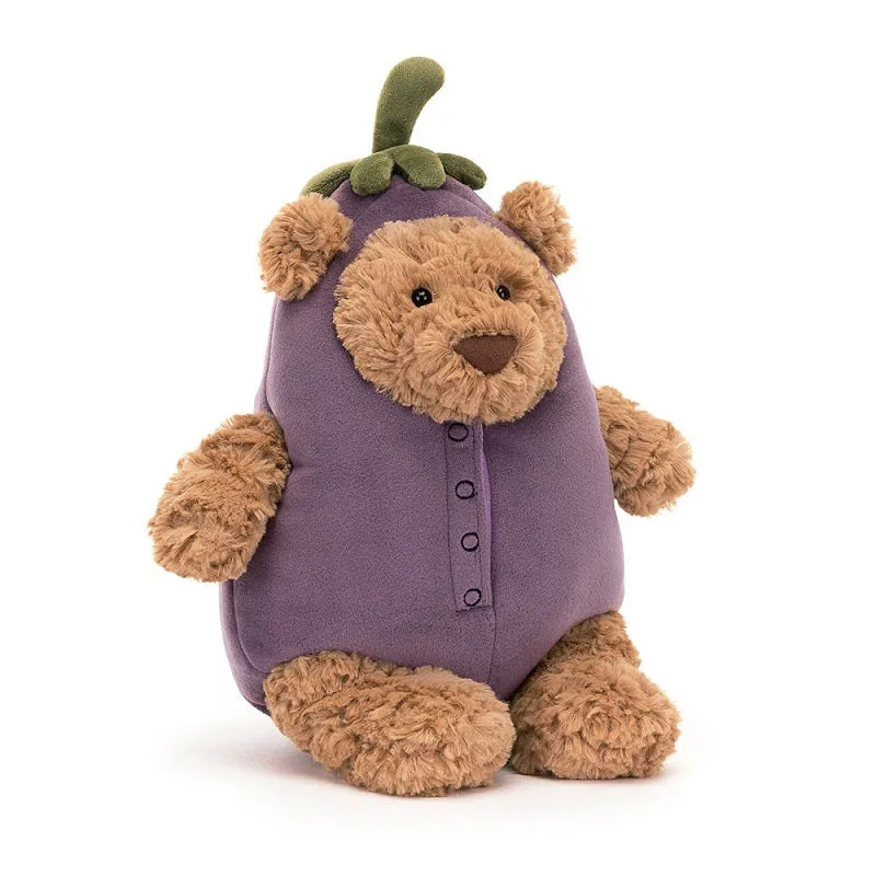 Bartholomew Bear Eggplant Plush