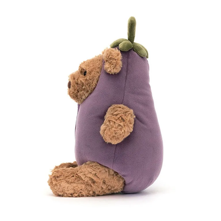 Bartholomew Bear Eggplant Plush