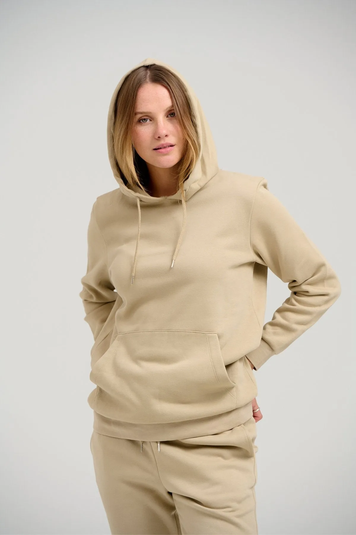 Basic Sweatsæt (Mørk Beige) - Pakketilbud (Dame)