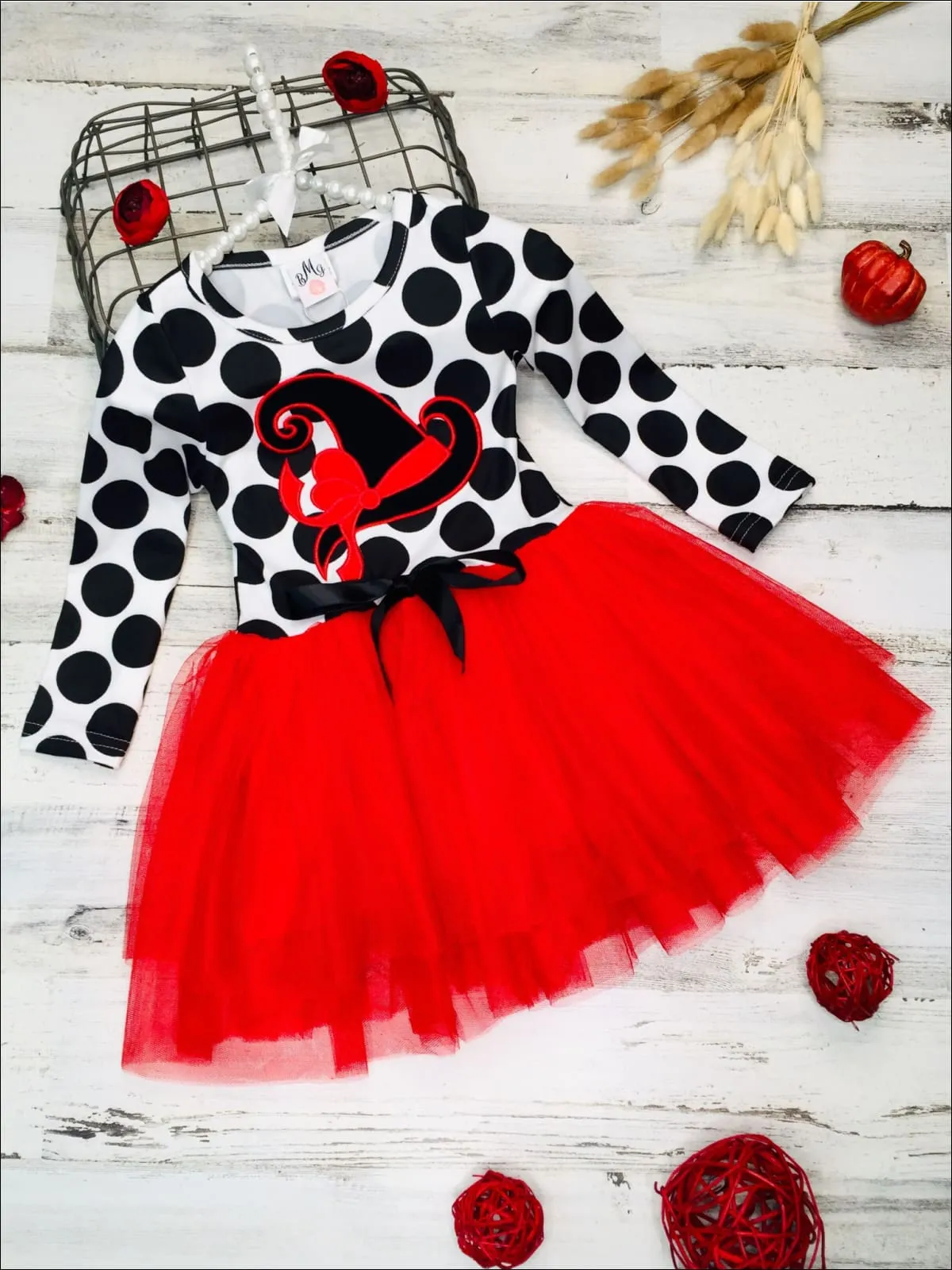 Be Witched Polka Dot Tutu Dress