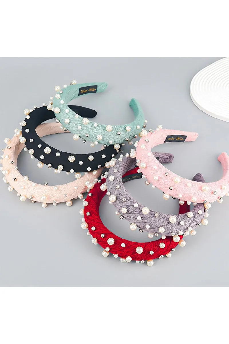 BEADS DECKED FASHION HEAD HOOP HEADBAND